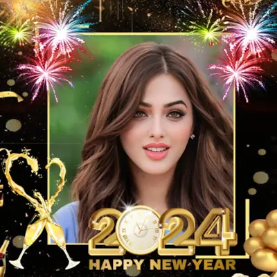 New year photo frame 2024 android App screenshot 9