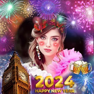 New year photo frame 2024 android App screenshot 11