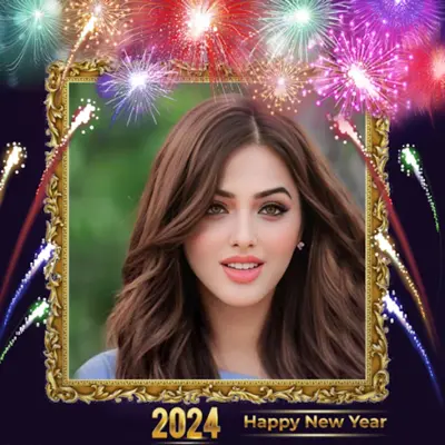 New year photo frame 2024 android App screenshot 14