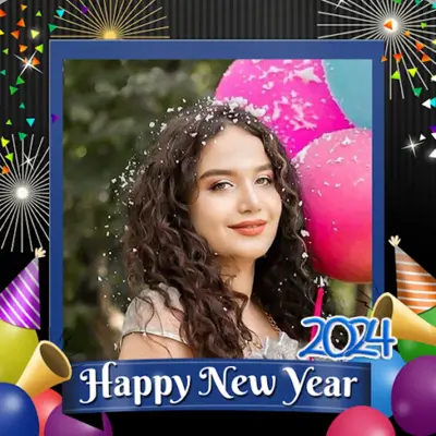 New year photo frame 2024 android App screenshot 16