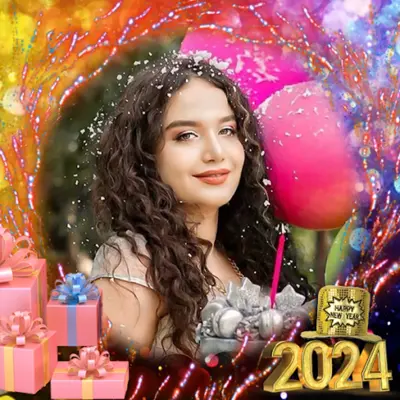 New year photo frame 2024 android App screenshot 8